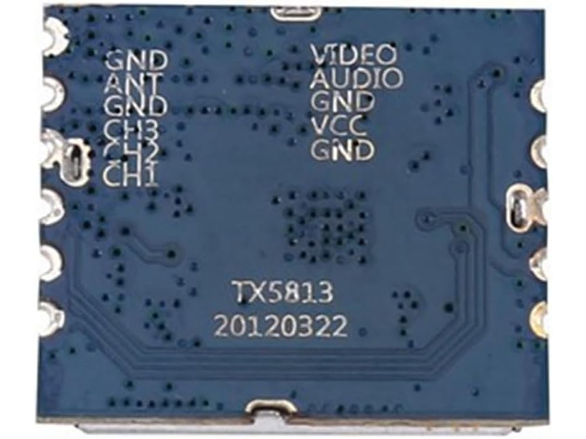 Módulo Transmisor Fpv Tx5813 De 5,8 Ghz Y 20 Mw Con Control De Conmutación De Vídeo Y Audio.