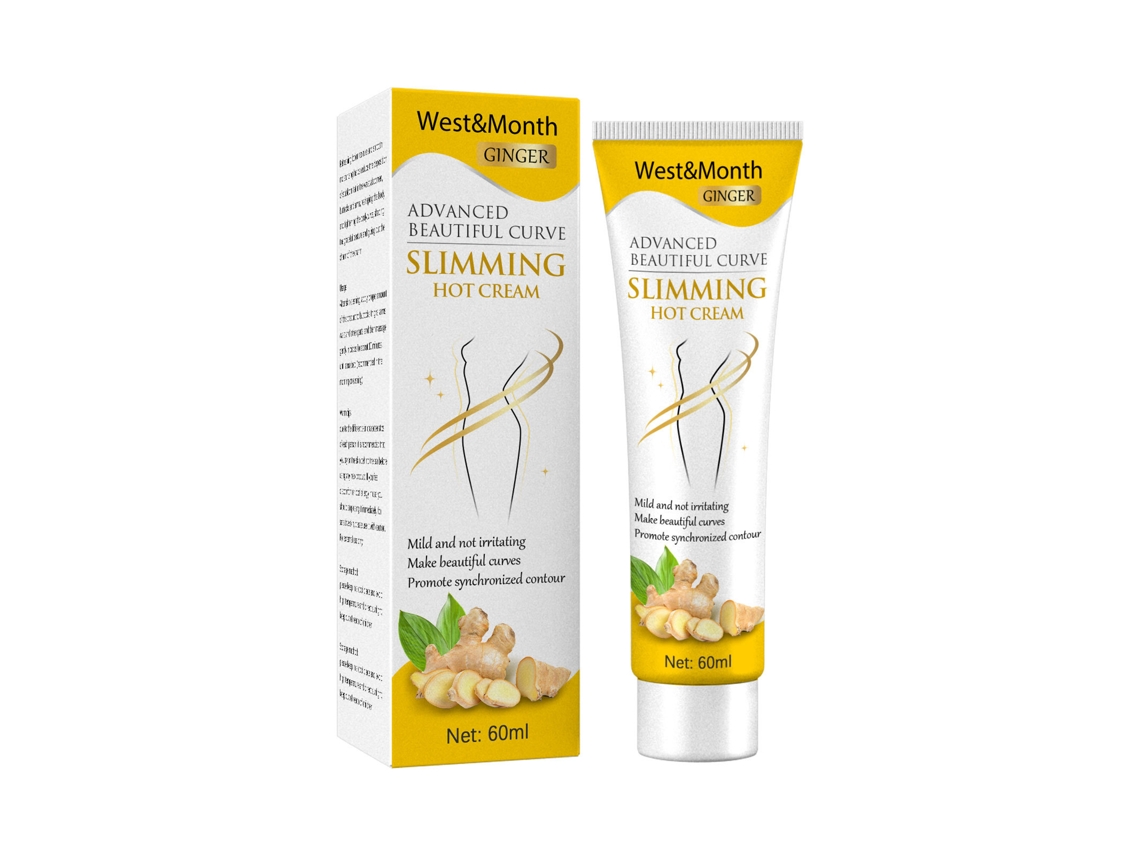 Crema adelgazante de jengibre Westmonth para abdomen y muslos