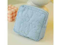 Neceser - Bolso Acolchado Azul Claro - Tamaño Pequeño