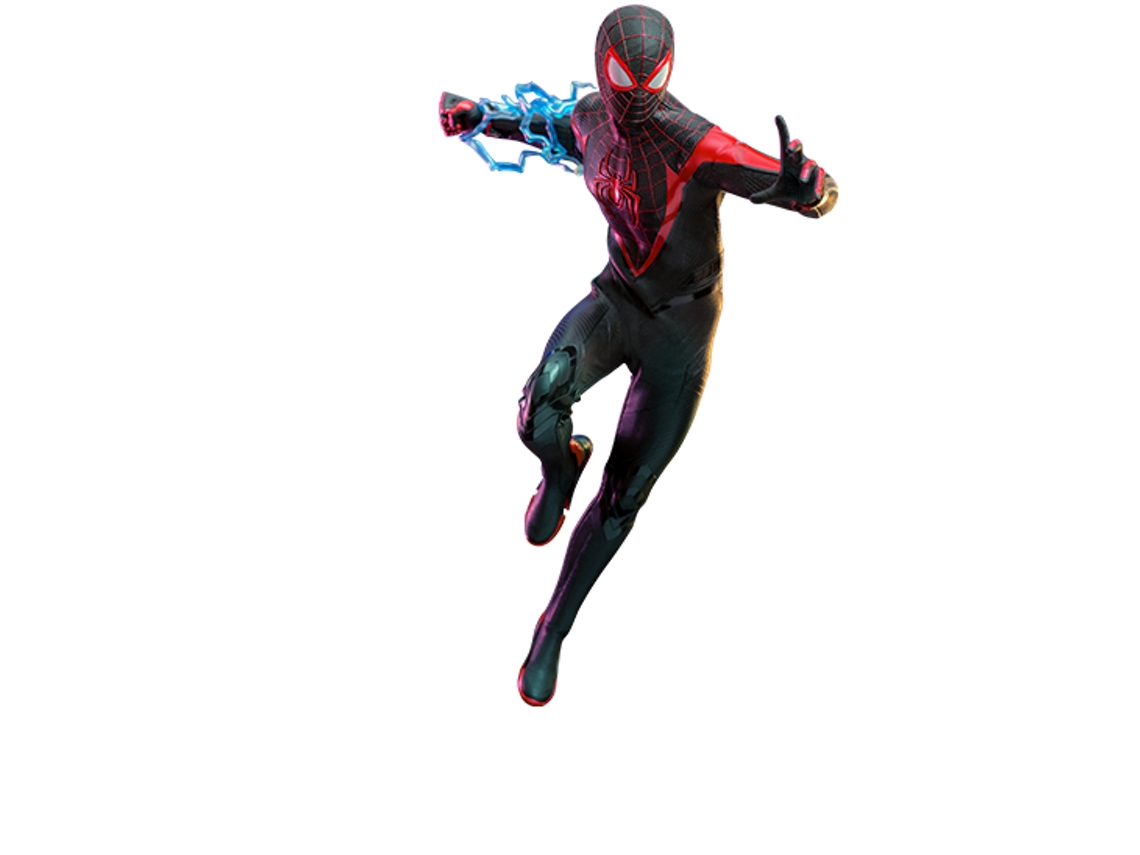 Figura Hot Toys VGM55 - Marvels Spider Man 2 - Miles Morales Upgraded Suit