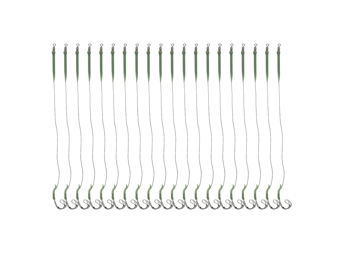 20 Anzuelos De Acero Inoxidable Con Punta Dentada De 20 Cm/7,9 Pulgadas Para Pesca De Carpas (4 Unidades) Accesorios De Pesca