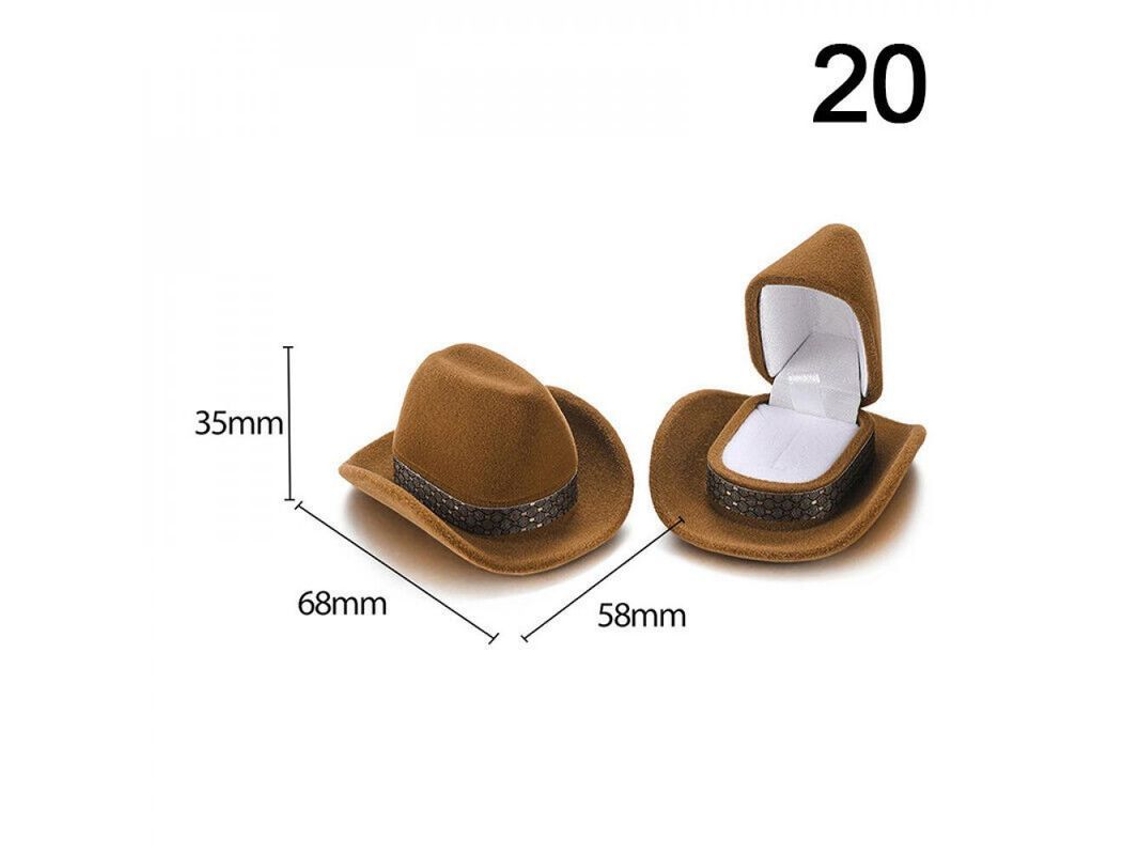 Caja De Joyería De Terciopelo Para Anillos De Boda, Aretes, Collares Y Pulseras, Regalo Elegante Y Lujoso Veinte