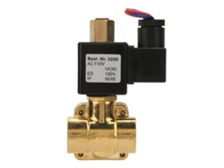 Válvula solenoide de latón normalmente abierta G3/8'' para agua/aire 0-1,6 mpa (AC 110 V)