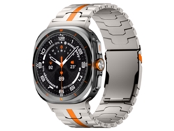 ZRUXE Correa para Samsung Galaxy Watch Ultra 47 Mm Aleación De Titanio Correa De Reloj De Metal Titanio Naranja