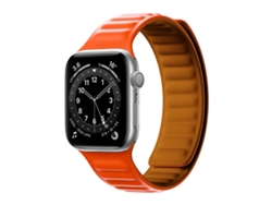Pulsera magnetica de Silicona para apple watch ultra - 49mm - Naranja