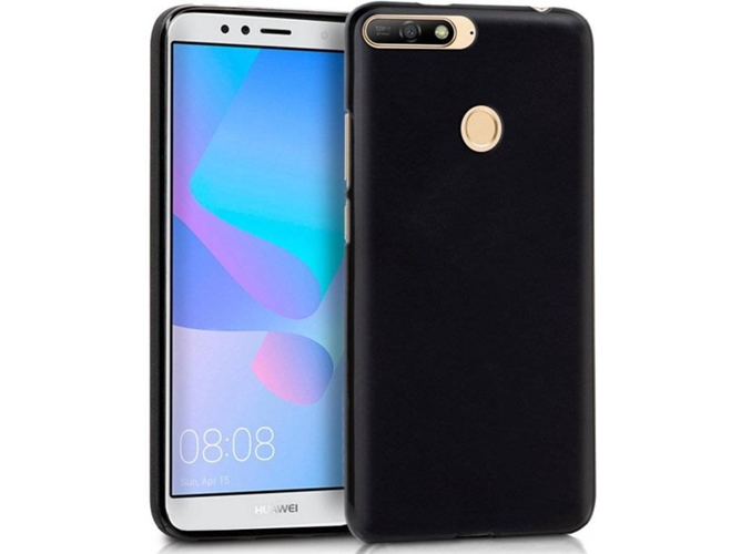 Carcasa Huawei Y6 2018, Honor 7A COOL Silicona Negro