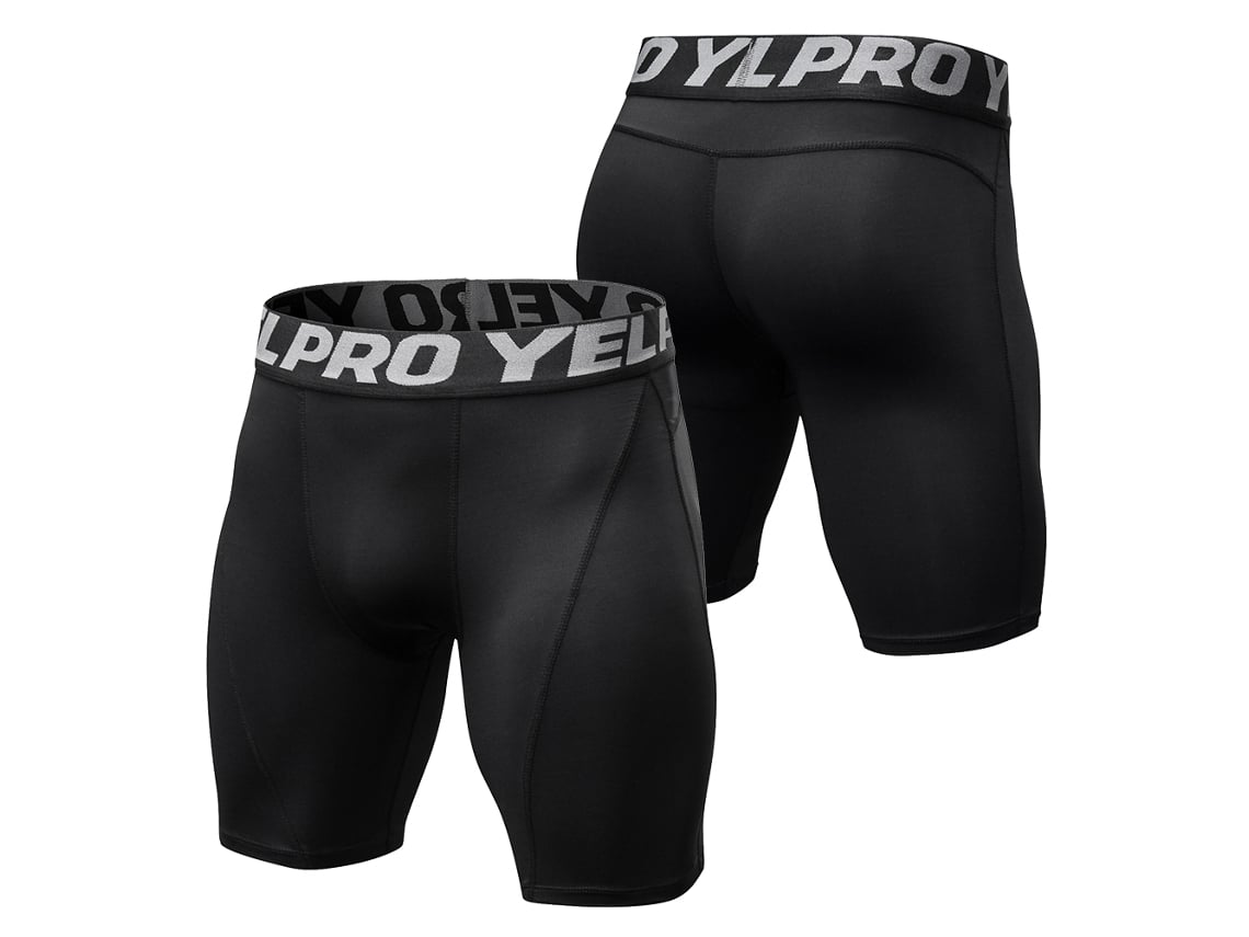 2026rebe-3 Pack Calzoncillos Cortos De Compresión Para Hombre Para Entrenamiento Activo