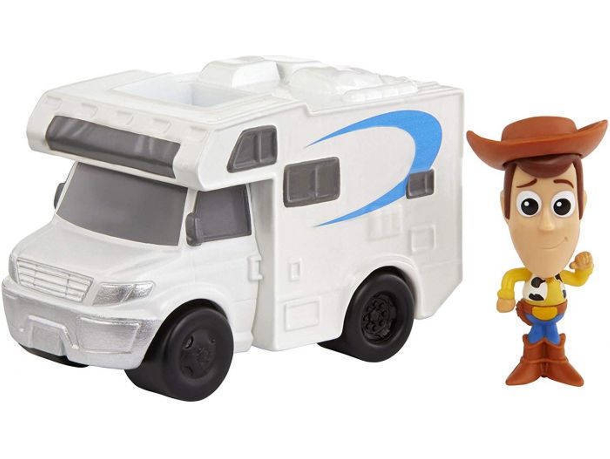 Conjunto de Figuras MATTEL Toy Story 4 - Woody Y El Niño Autocaravana