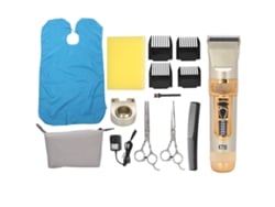 Kit De Cortapelos Eléctrico Recargable Para Hombre, Cortapelos Profesional Para Barberías Con Cuchilla De Cerámica Y Peines Guía.