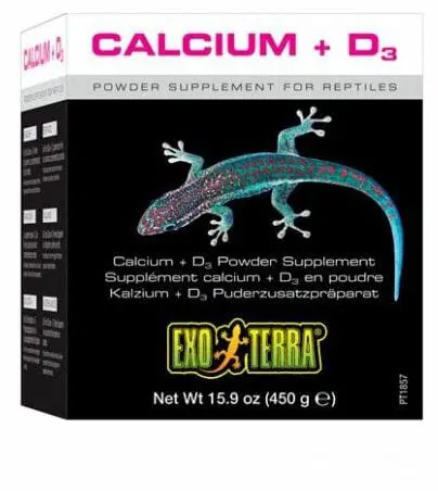 Exo Terra Calcio vitamina d3 40 gr para reptiles y 40g 450