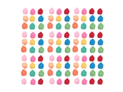 100 Peças De Grampo De Cabelo Mini Cute Chapéu Forma Com Grip Forte Para Cabelo Fino Mistura De Cores