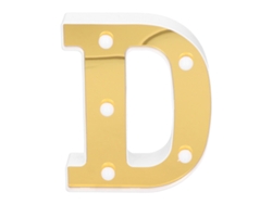 2026-lámpara Letra Alfabeto Inglés Dshape Light Interior Luz Blanca Cálida Para Bodas Navidad Cumpleaños Fiesta Decoración Hogar