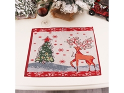 Servilletas Navideñas Decorativas, Resistentes Al Calor, Lavables, Para Mesa De Comedor - Navidad