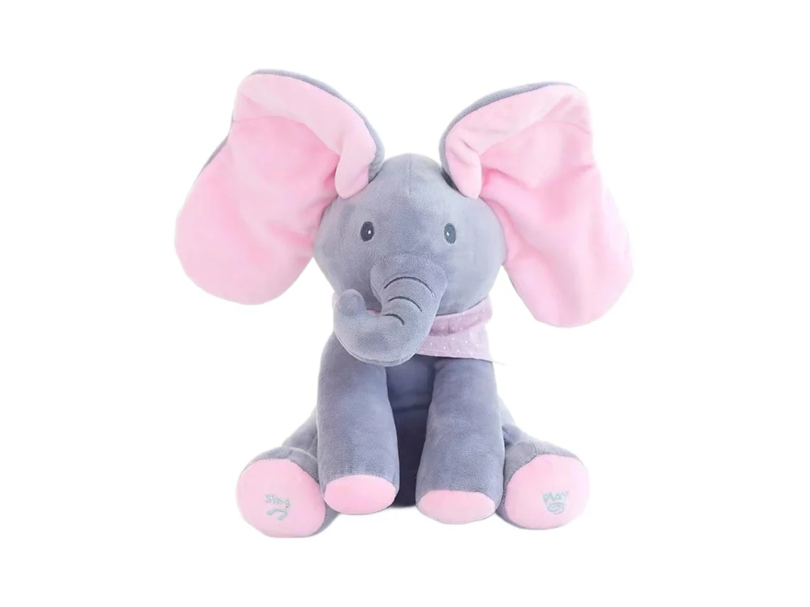 Elefante cantor calma a su bebé y enseña a los niños a cantar.