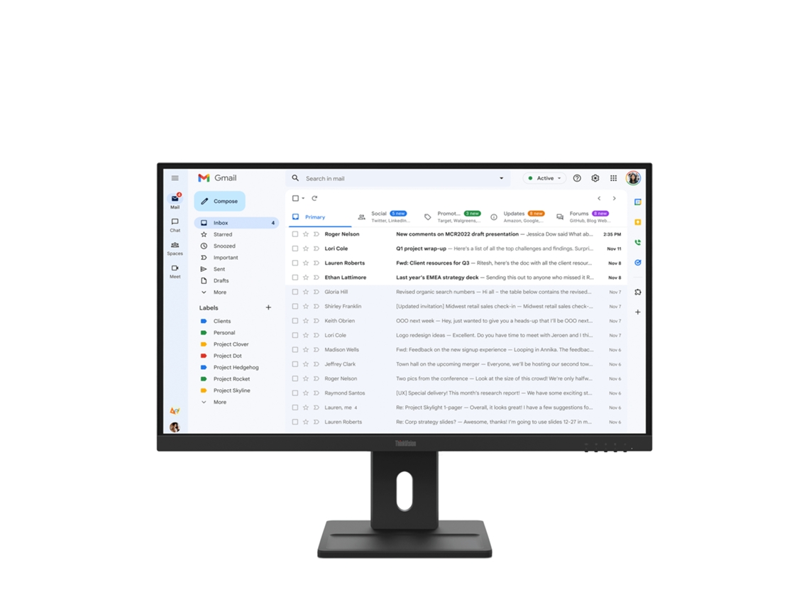 Lenovo Thinkvision E27-40 Thinkvision 27'' LCD IPS Full HD HDMI VGA Altavoces