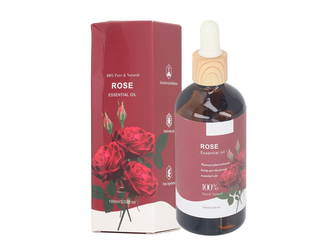 Aceite Esencial De Rosa De 100 Ml Para El Cuidado De La Piel, El Cabello Y Las Uñas.