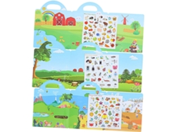 Juegos De Pegatinas Reutilizables Para Niños Y Niñas, Pegatinas Diy Para Niños Pequeños