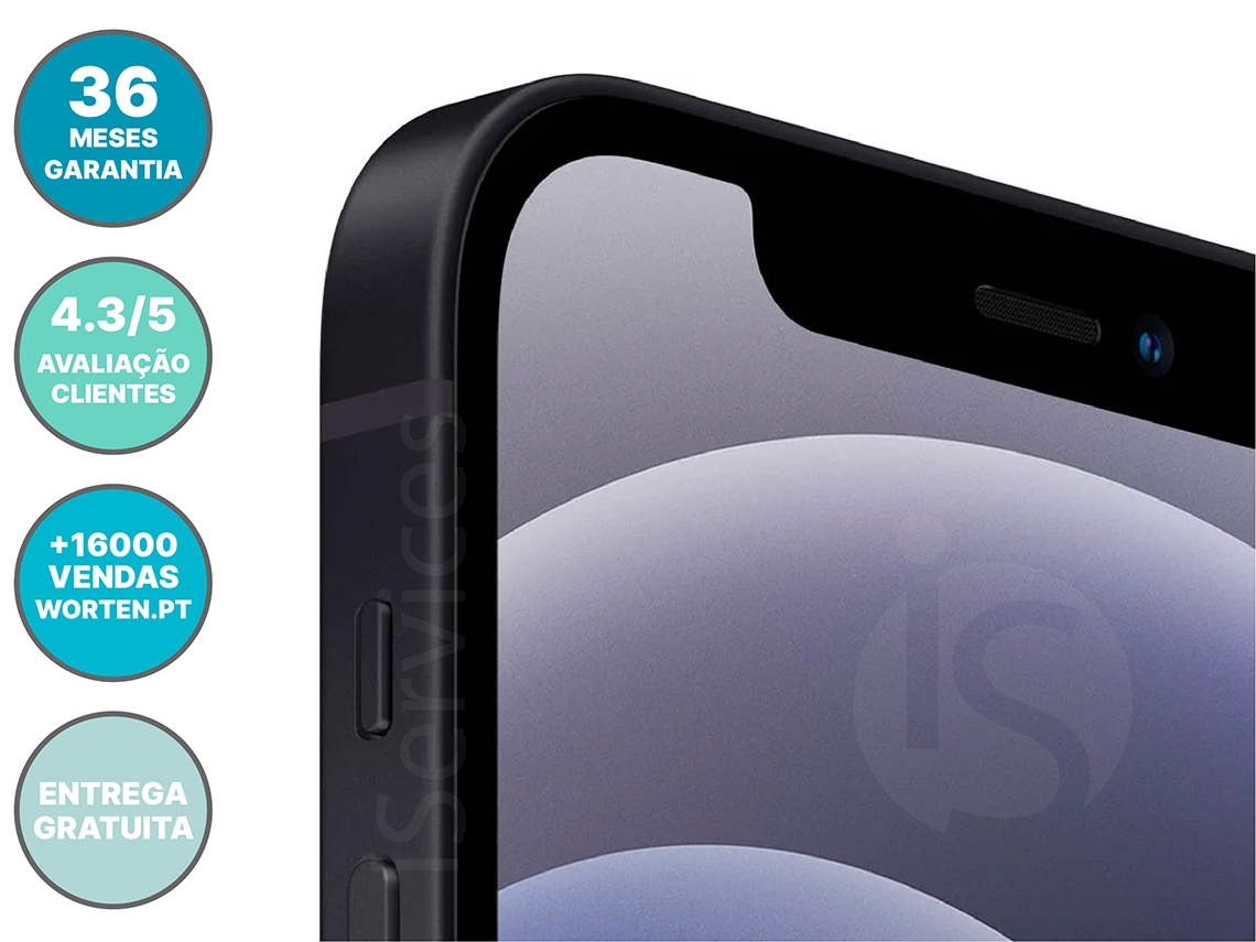 Apple - iPhone 12, 64GB, azul, AT&T (reacondicionado)