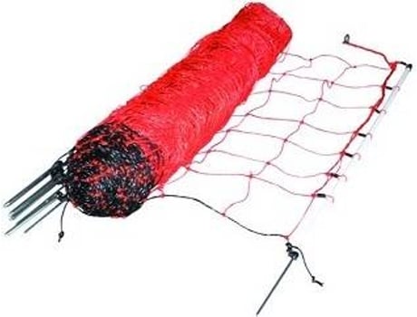 Red de Cercado para Gallinas y Animales de Granja GALLAGHER (Rojo - 90x50m)