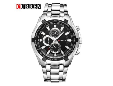 Relojes para Hombres Cronógrafo de Acero Inoxidable Reloj de Moda a Prueba de Agua para Hombres Reloj Informal de Negocios - 6 Colores VEANXIN