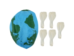 Pelota Inflable De Nailon Y Látex Para Juegos Infantiles Al Aire Libre, Playa Y Tierra.
