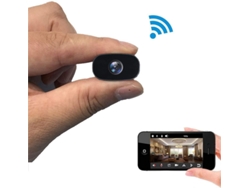 Minicámaras ocultas 1080P HD, portátiles, wifi, visión remota, detección de movimiento, Yizhood (negra)
