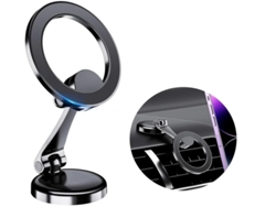 Soporte De Coche Giratorio Doble Diseñado Para Apple Yizhood Magnético Negro