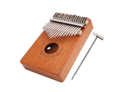17 teclas Piano Kalimba pequeño caoba portátil pulgar Piano 17 teclas para principiantes instrumento Musical