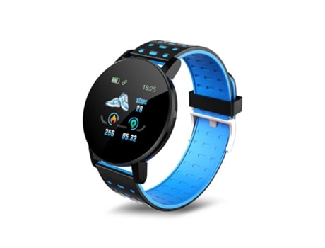 Pulsera Deportiva Smart Band Fitness Tracker IP67 Impermeable Frecuencia cardíaca Detección de sangre azul