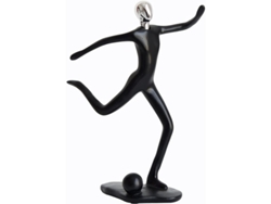 Escultura Deportiva Abstracta Moderna En Resina Negra Para Decoración Del Hogar/oficina - Regalo