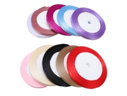 10 Lazos De Regalo De Poliéster De 0,6 Cm, Multicolor, Para Cumpleaños, Bodas Y Días Festivos.