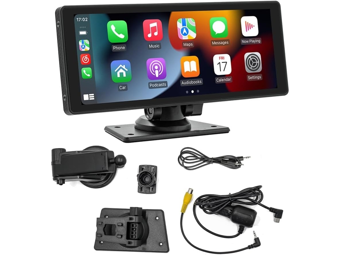 Pantalla De Navegación Para Coche De 10,26 Pulgadas Con Bluetooth Y Reproductor Mp5 Portátil.