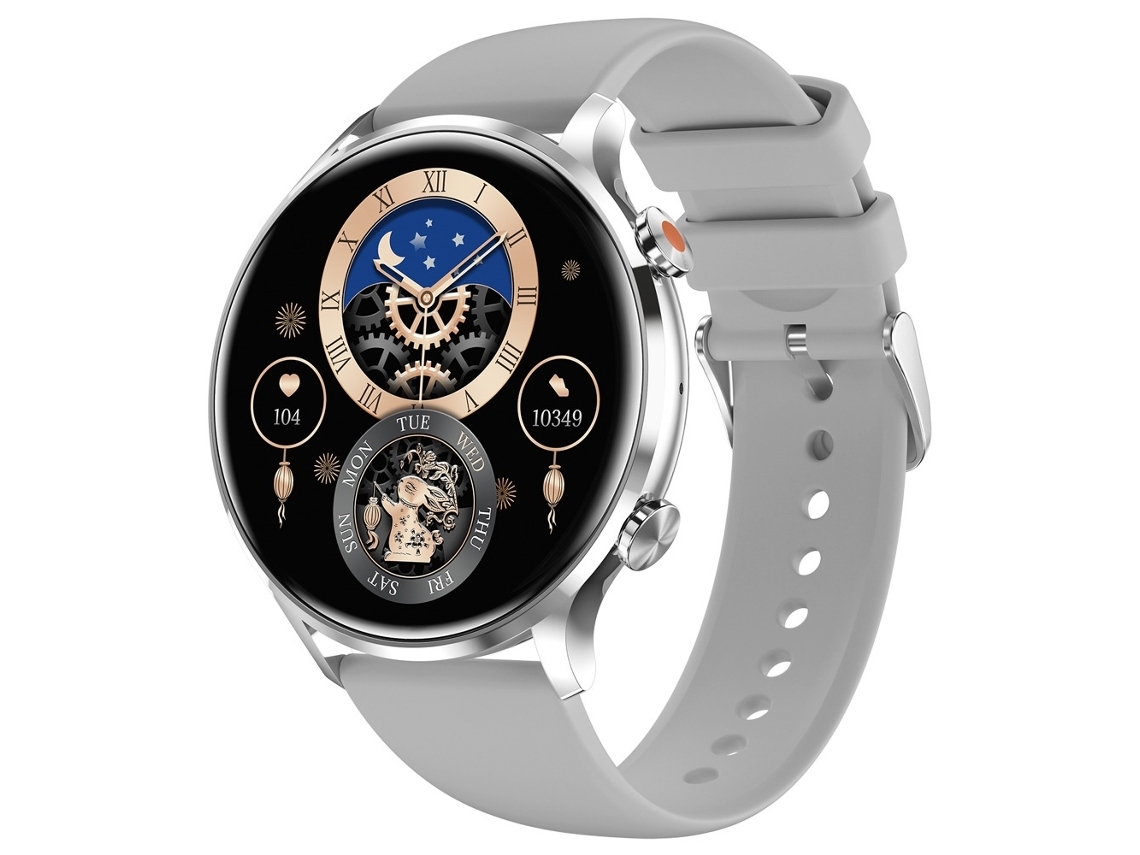 Reloj Inteligente Bluetooth Llamada 1 39 Pulgadas Monitoreo de Salud 114 Modos Deportivos Compatible con Android Ios Plata YEMAESRE