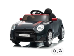 Vehículo Eléctrico Para Niños 12v - Mini Cooper Jcw - 1 A 5 Años - Negro
