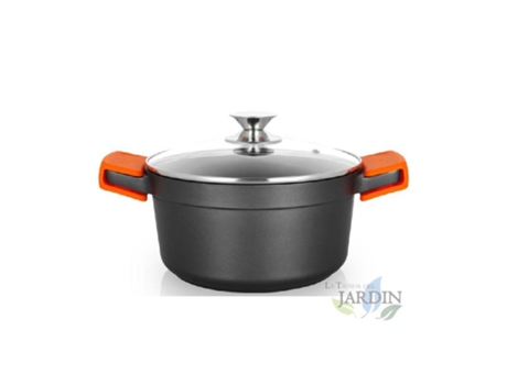 Cacerola Honda De Aluminio Fundido ORBEGOZO Full Induction Ø 24Cm.