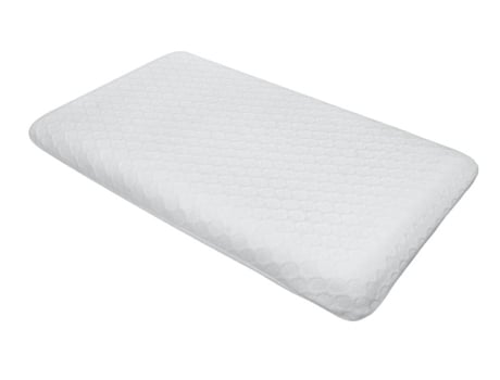 Almohada Plana para Personas que Duermen Boca Abajo L INPHYSIO Espuma con Memoria, Tejido de Bambú Antiácaros