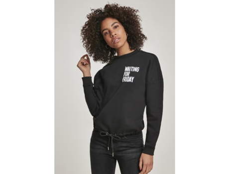 Camiseta MISTER TEE Mujer (S - Negro)
