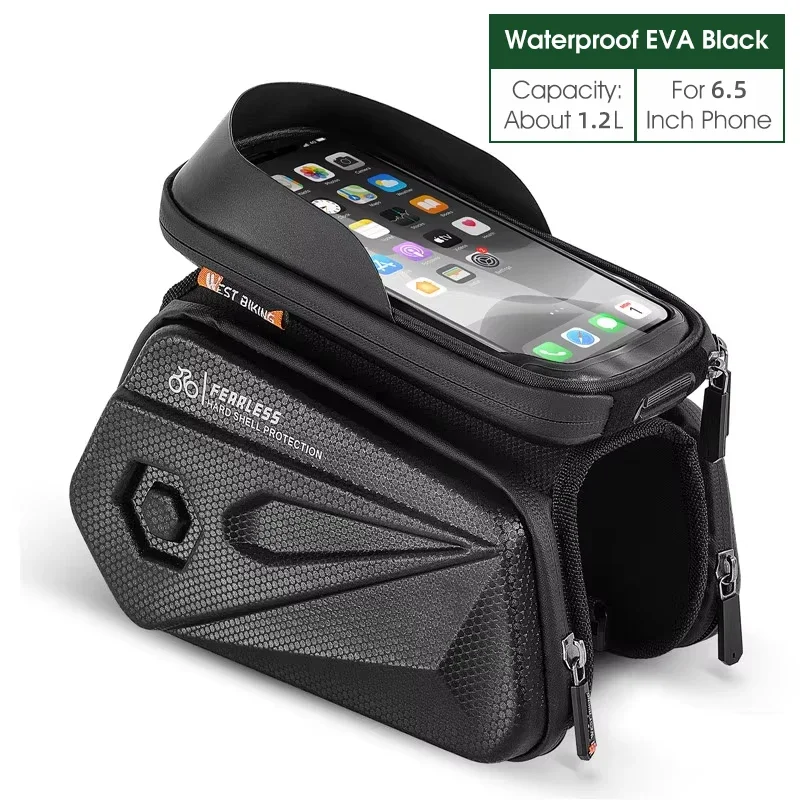 Bolsa Para Teléfono Con Tubo Superior Con Pantalla Táctil, Impermeable, De Alta Calidad, Accesorio De Ciclismo.
