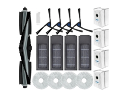 Para Aspiradoras Robot Ecovacs Deebot X2 / X2 Omni / X2 Pro / Dex86: Cepillos Laterales Principales, Filtro Hepa, Paño De Mopa Y Bolsas Para El Polvo.