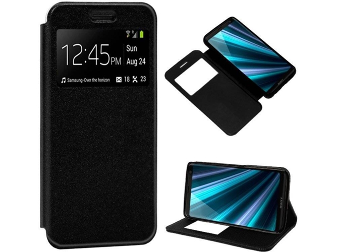 Funda Sony Xperia XZ3 COOL Flip Negro