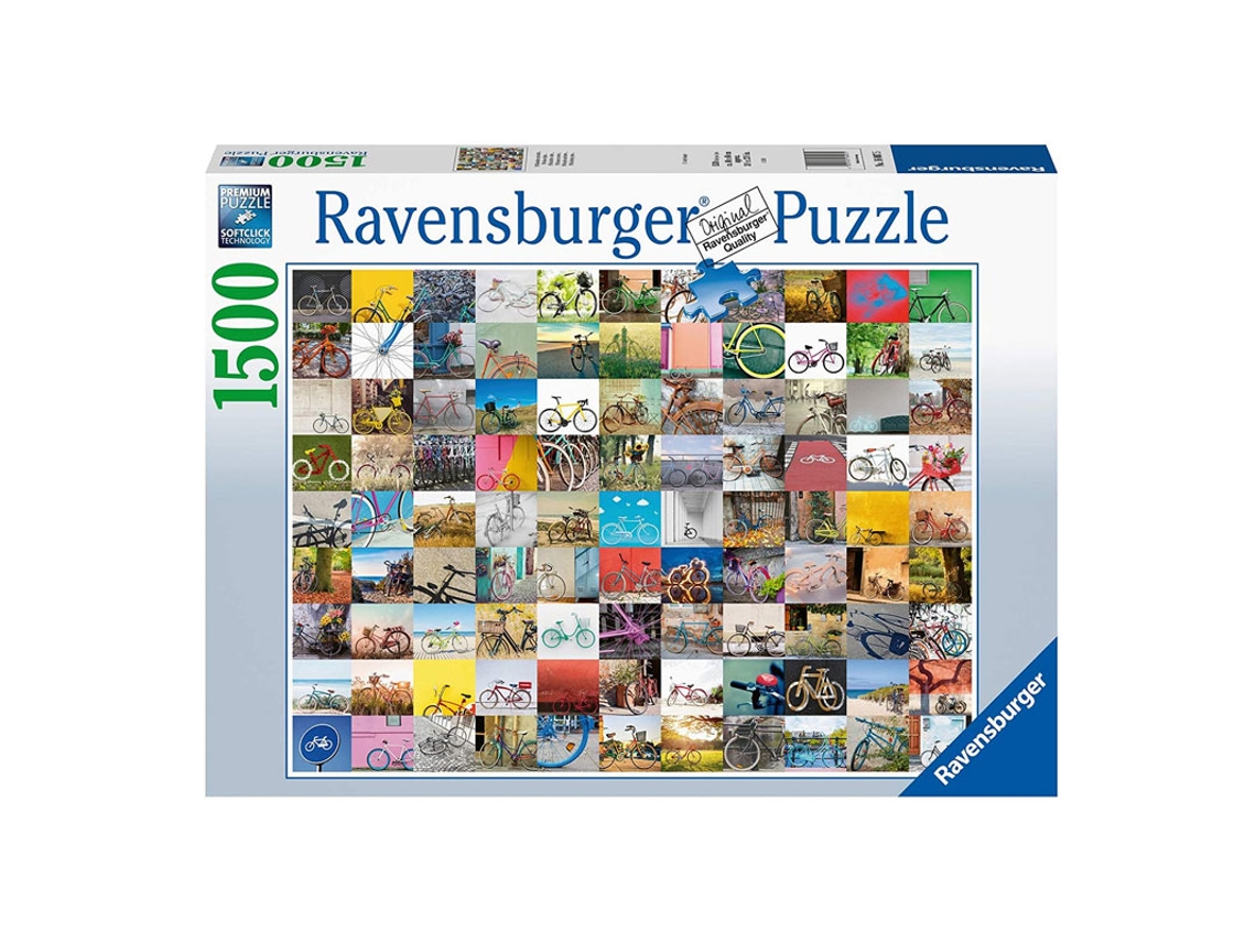 Puzzle RAVENSBURGUER Bicicletas y Más (Edad Mínima: 14 Años - 1500 Piezas)