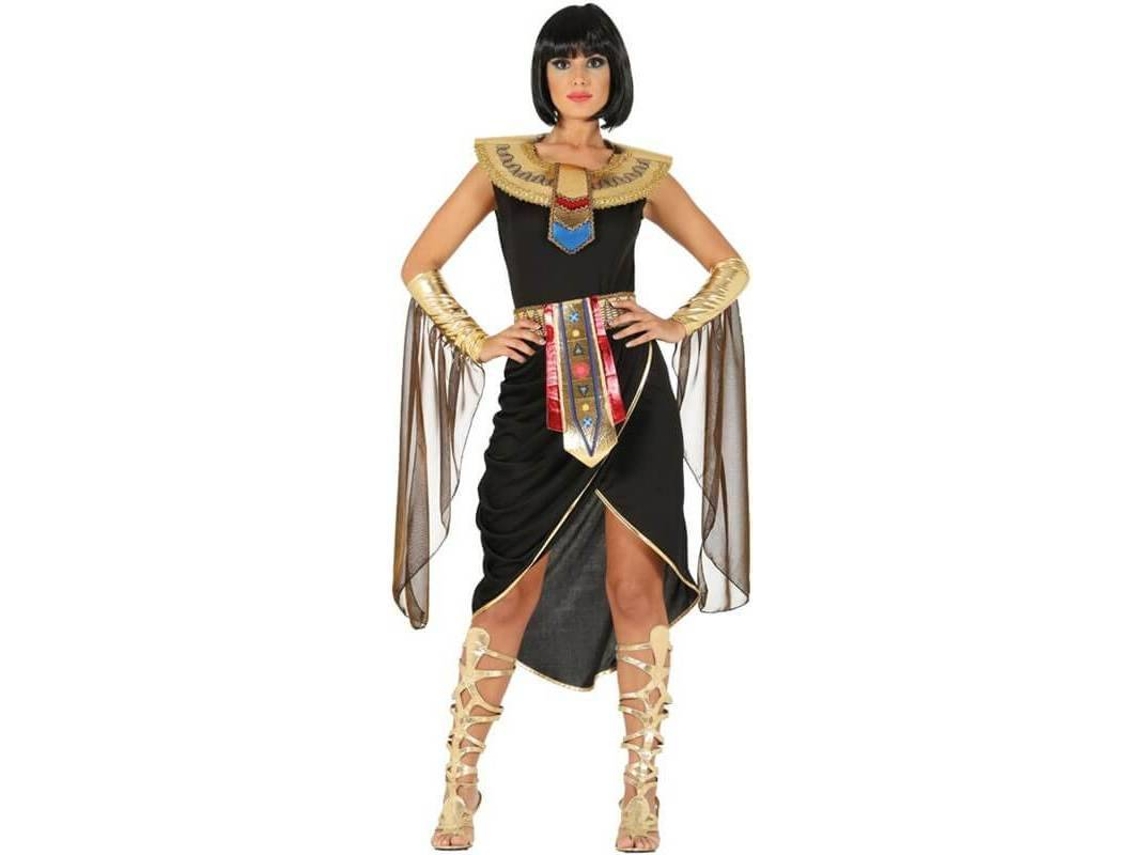 Disfraz de Mujer DISFRAZZES Faraona Egipcia Negra (Talla: M)
