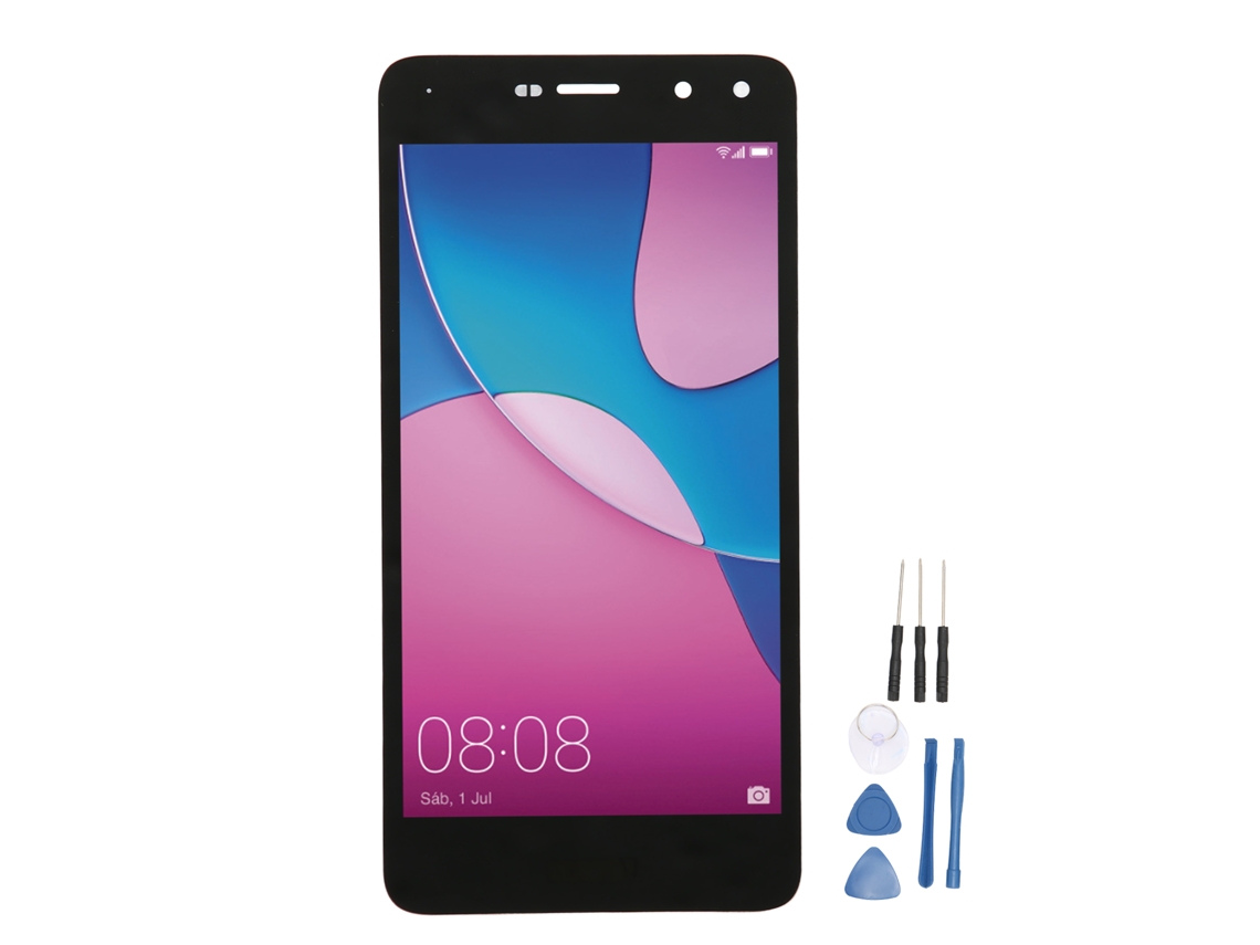 Conjunto De Pantalla Y Display Táctil Compatible Con Huawei Y6 2017 Conjunto De Pantalla Negra Con Herramientas De Desmontaje