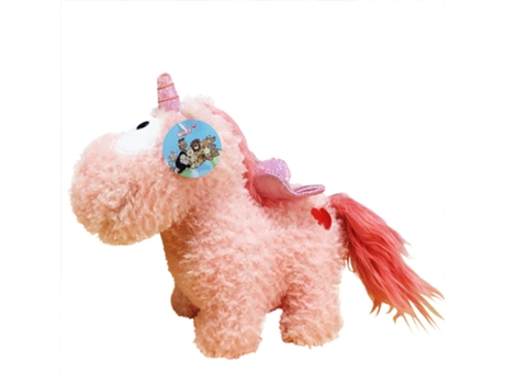 Peluche I-BLASON Lindo Unicornio Rosa (Tam.: 20 cm)