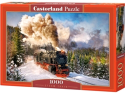 Puzzle CASTORLAND Steam Train (1000 Piezas)