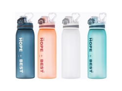 2026da-botella De Agua Linjou 900ml Tritan Sin Bpa, Antiderrame, Para Gimnasio Deporte Ciclismo Correr