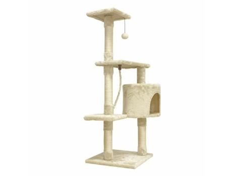 Rascador para Gatos Paloma 40 x 40 x 114 cm Beige