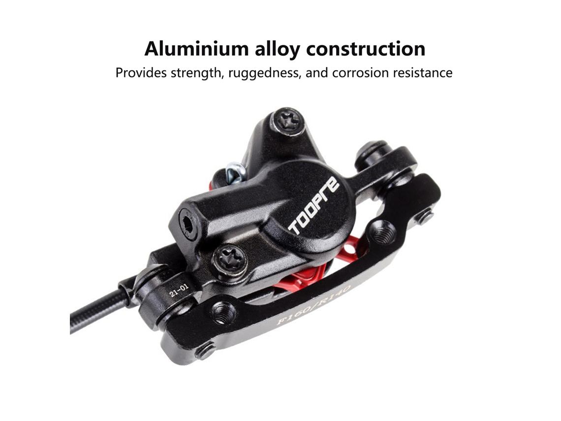 Kit De Freno De Disco Hidráulico Para Bicicletas Con Rotor De Acero Inoxidable De 160 Mm Y Pinza Delantera De Aluminio.