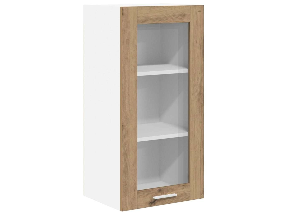 Maison Exclusive - Mueble Colgante Con Puerta Roble Artesanal 40 X 31 X 80 Cm