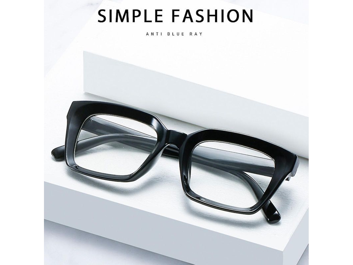 Gafas De Lectura De Estilo Vintage Con Montura Rectangular Gruesa Para Personas Con Presbicia (0-300 Dioptrías).